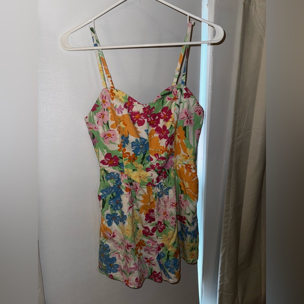 Floral Multicolor Summer Romper